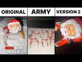 Goo Goo Gaga Santa Meme Original Vs Army Vs Version 2