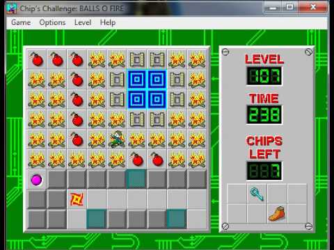 Let's Play Chip's Challenge: Part 21 - Pyro Technique