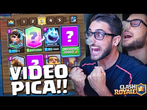 UPEI DUAS CARTAS E MEU NARIZ VIROU UMA PIC... CLASH ROYALE