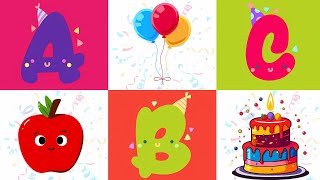 🎉 Sing Along! ABC Happy Birthday Song for Kids 🎂 | Fun Birthday Celebration!