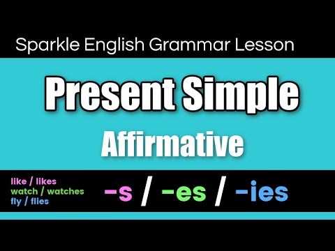 The Present Simple Tense Affirmative Form | How to Use the Present Simple and Verb Spelling Rules