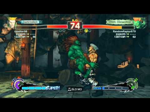 AE 2012 USA - Rslasher98 (Guile) vs RandomRaptor679 (Blanka) - PS3 Ranked