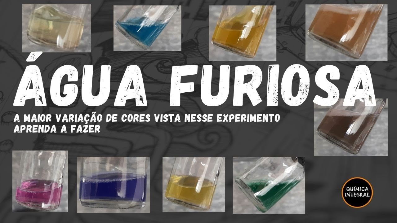ÁGUA FURIOSA [EXPERIMENTO COM AZUL DE METILENO]