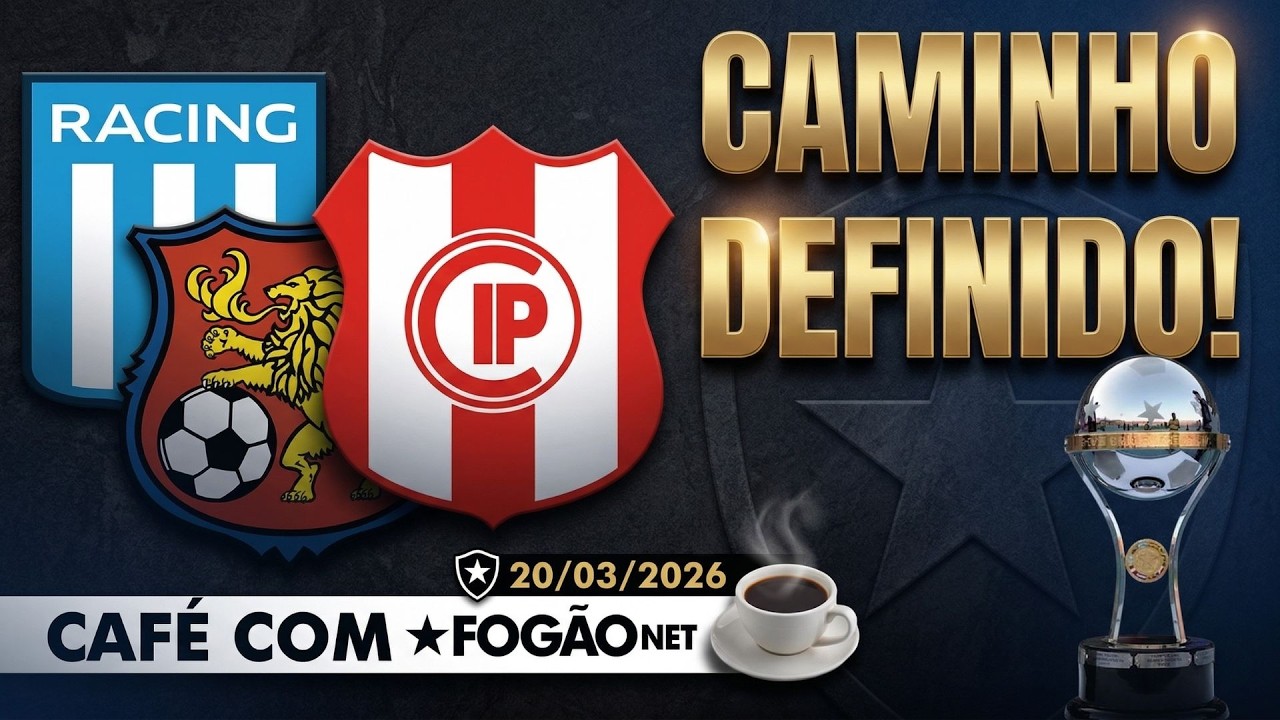 LIVE CAFÉ COM FOGÃONET | Botafogo conhece caminho na Sul-Americana; Social x Textor tem novos capítulos