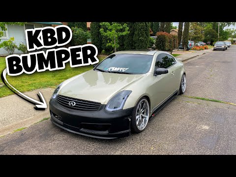 G35 KBD FRONT BUMPER INSTALL
