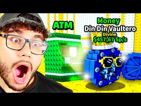 ATM GLITCH for 100% DIVINE DIN DIN VAULTERO in Escape Tsunami for Brainrots!