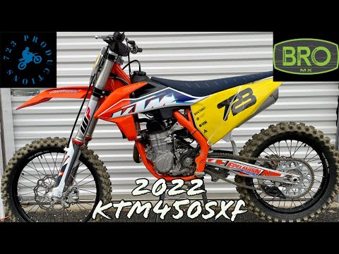 2022 KTM 450SXF First Ride At BroMX