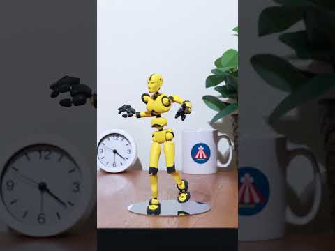 【Stop Motion】Slippery man【Stickybones】