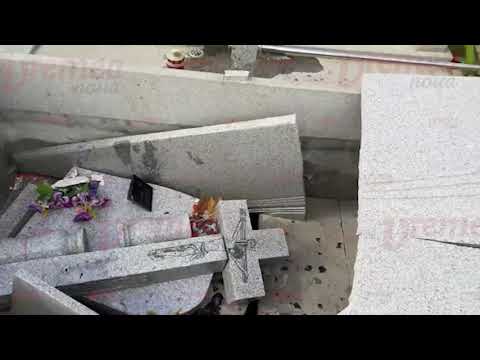 Mormânt profanat în cimitirul Eternitatea din Vaslui în noaptea de Înviere