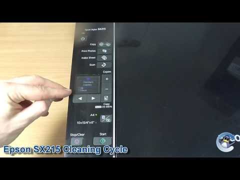 Epson Stylus SX215: So führen Sie Druckkopfreinigungszyklen durch und verbessern die Druckqualität