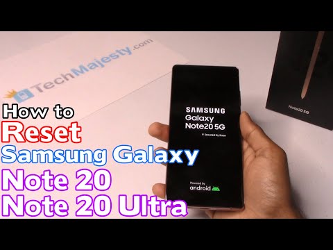 How to Reset Samsung Galaxy Note 20 & Note 20 Ultra - Hard Reset & Soft Reset (Factory Settings)