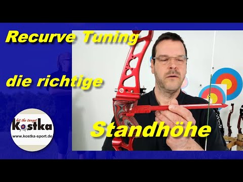 Recurvebogentuning 1  - Standhöhe