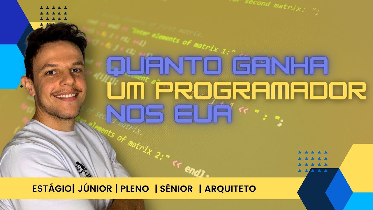 QUANTO GANHA UM PROGRAMADOR NOS EUA (COMPARADO AO BRASIL)