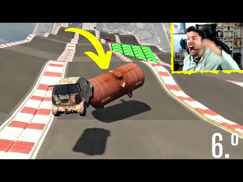 MEGA RAMP WITH EXPLOSIVE DRUMS... WHAT IS THIS?!?! GTA V