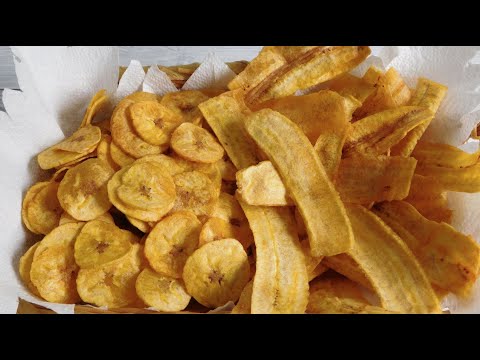 How to make plantain/The Best Plantain Chips Ever