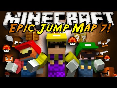 Minecraft: Epic Jump Map MARIO EDITION Part 1!
