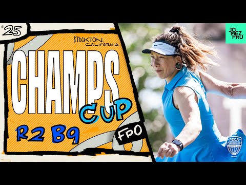2025 PDGA Champions Cup | FPO R2B9 | Saarinen, Huynh, Pierce, Lätt | Jomez Disc Golf