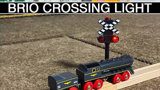 🔴 BRIO CROSSING SIGNAL | BRIO 33862 | TOY TRAINS FOR TODDLERS AND KIDS | WOODEN RAILROADS RAILWAY