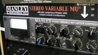 Video thumbnail for Manley Labs Stereo Vari-Mu @ AES 2011 | VintageKing.com by Vintage King