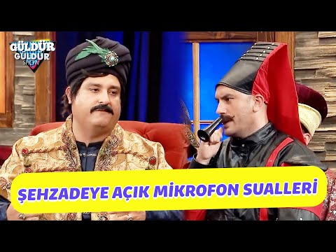 Şehzadeye Açık Mikrofon Sualleri! - Güldür Güldür Show