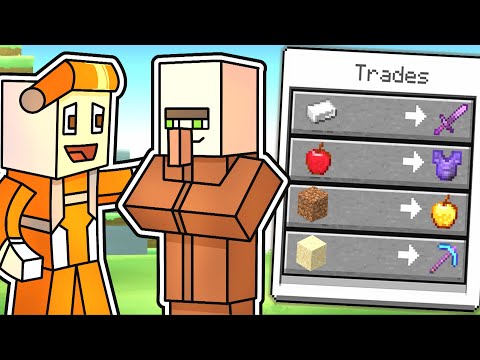 minecraft but villager trades are OVERPOWERED