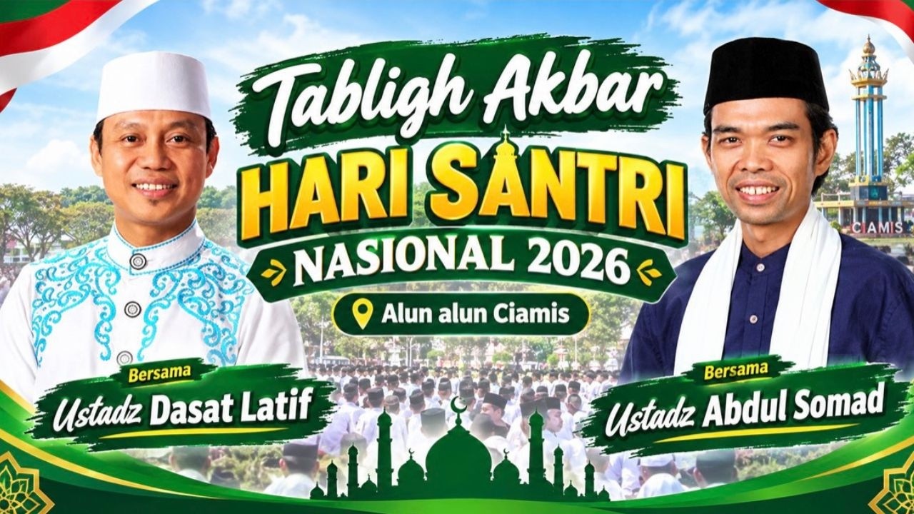 LIVE | Tabligh Akbar Hari Santri Nasional 2026 Kab. Ciamis | Ust Abdul Somad