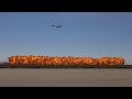 B-1 Lancer bomb run and aileron roll, Edwards AFB Airshow 2022