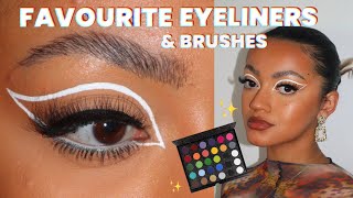 BEST EYELINERS AND BRUSHES FOR GRAPHIC LINER