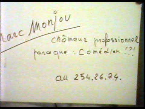 Marc Monjou (1984) by Gérard Courant - Cinématon #448