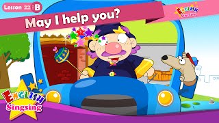Lesson 22_(B)May I help you? - Cartoon Story - English Education - Easy conversation for kids