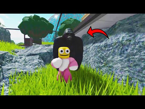 LOCKED IN THE DANGEROUS ZOO! (Escape The Zoo Obby)