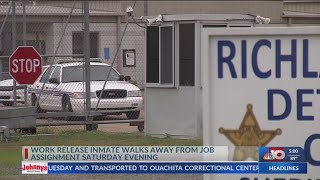 Ouachita Parish Sheriff deputies find Richland Parish work release inmate; taken into custody