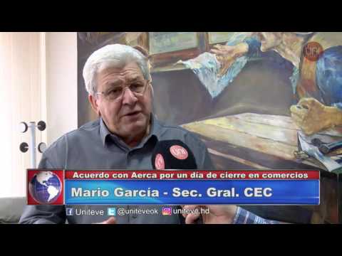 Acuerdo con Aerca por un día de cierre en comercios
