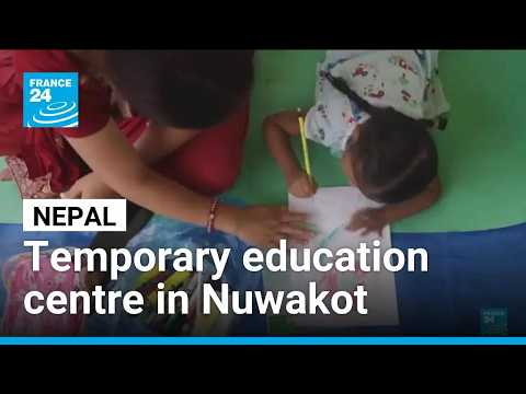 Nepal: Temporary education centres help flood-displaced children