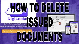 how to delete Digi locker issued documents part 1