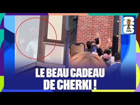 Le TRÈS BEAU CADEAU de Rayan CHERKI aux supporteurs français !