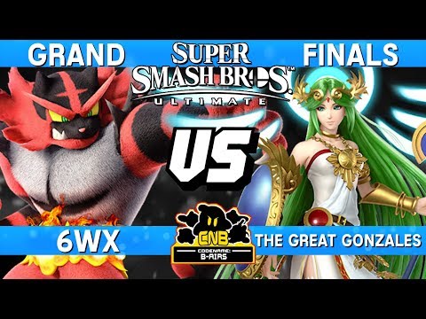 Smash Ultimate Tournament Grand Finals - 6WX (Incineroar) vs The Great Gonzales (Palutena) - CNB 175