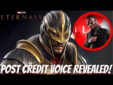 Eternals Post Credit Scene Voice Is BLADE Breakdown + Blade Movie Black Knight End Credit Explained