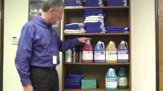 We only use GREEN chemicals for Commercial Cleaning Services.