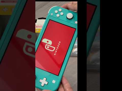 Nintendo Switch Lite Turquoise  #unboxing #nintendo #turquoise #gift #giftideas