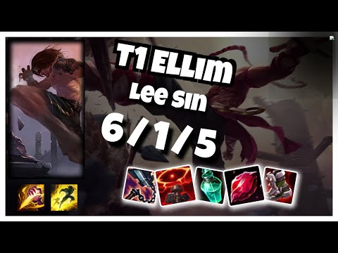 Ellim Lee Sin 11.1 S11 Jungle Challenger Replay (6/1/5) - KOREAN