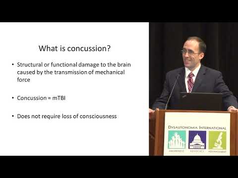 Post-Concussion Dysautonomia - Dr. Glen Cook