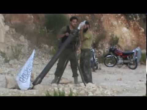 استهداف مقرات النظام من قبل كتيبة الظاهر بيبرس في قرية بلاطة في ريف اللاذقية