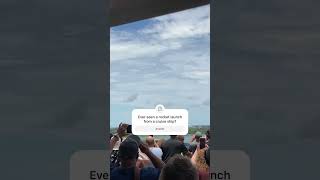 SpaceX Launch on Symphony of the Seas! #royalcaribbean #elonmusk #spacex