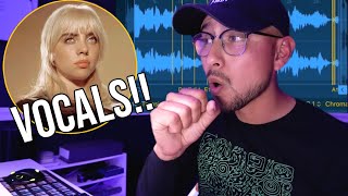 BILLIE EILISH VOICE IS AMAZING! I had to flip her vocals | making a beat using Billie Eilish voice