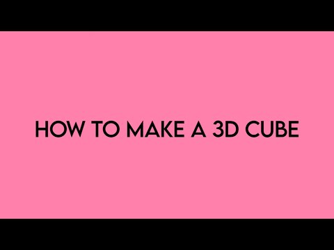 How to make a 3D cube | after effects