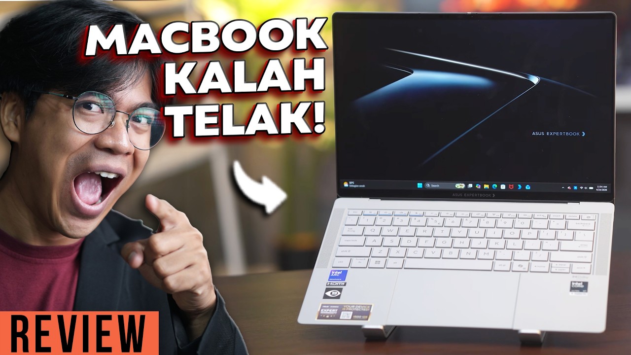 Core Ultra X7 358H di Laptop Tipis 990gram! Review ASUS ExpertBook Ultra