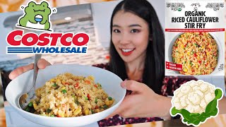 Costco Organic Riced Cauliflower Stir Fry Review|Tattooed Chef Cauliflower Rice|Costco vegan food