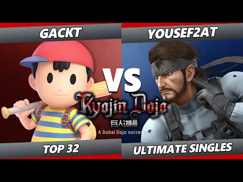 Kyojin Dojo - Yousef2AT (Snake) Vs. Gackt (Ness) SSBU Ultimate Tournament
