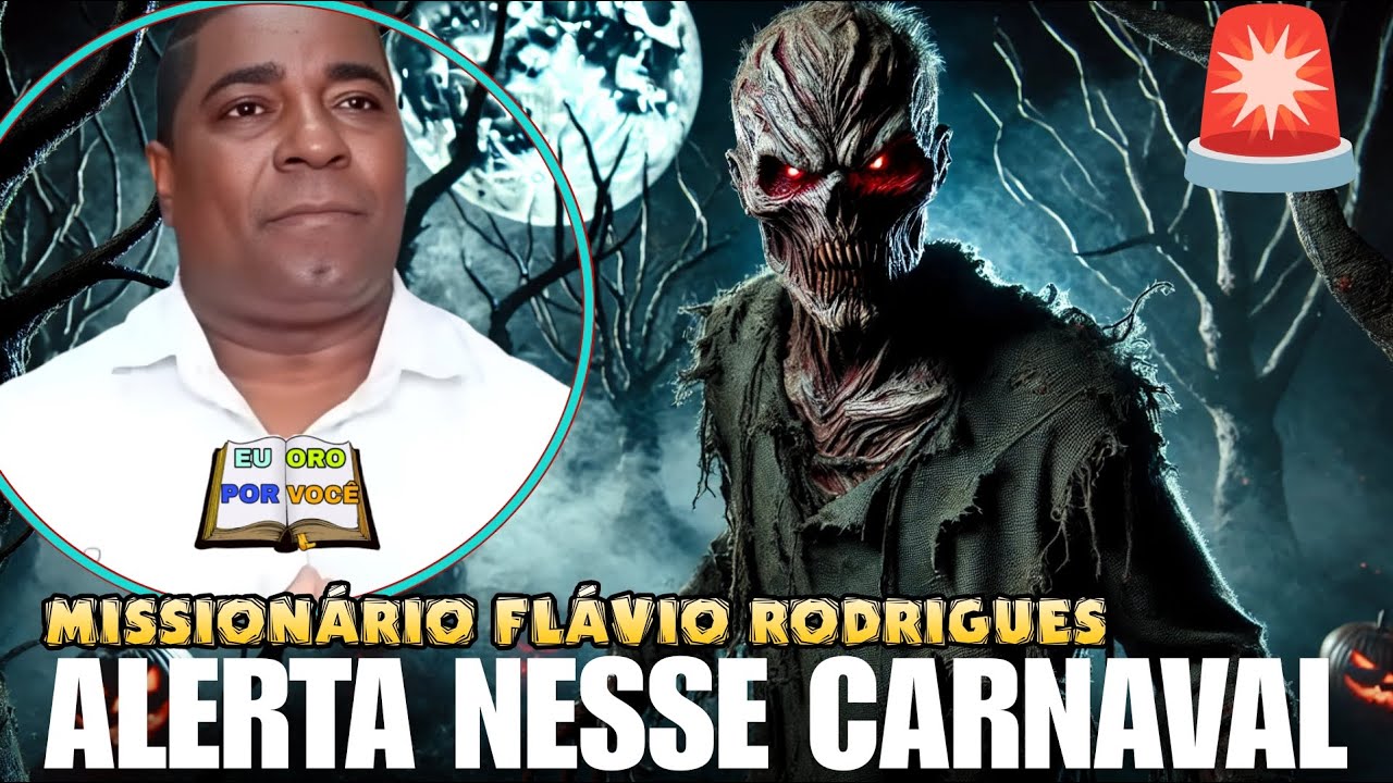 MISSIONÁRIO FLÁVIO RODRIGUÊS TRAS UM ALERTA NESSE CARNAVAL - MELHOR  NÃO IGNORAR (reprise da live)